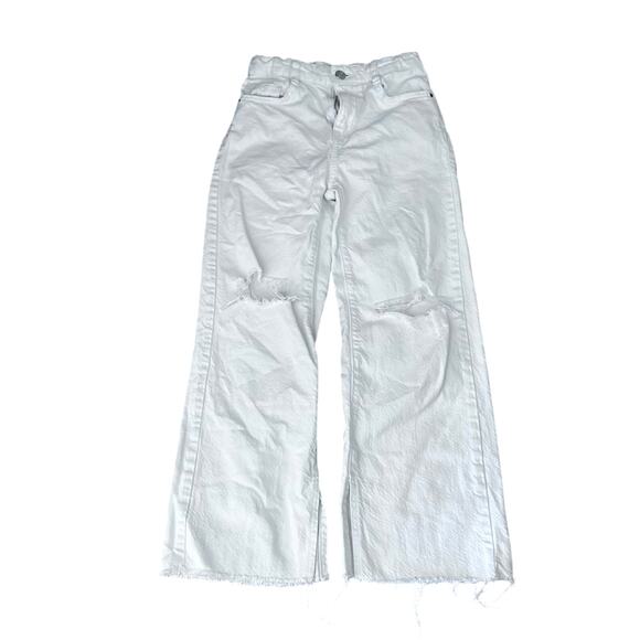 Zara Other - Zara Girls Size 9 White wide leg Jeans